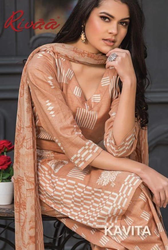 Kavita By Rivaa Pure Cotton Print Salwar Suit Wholesale Price