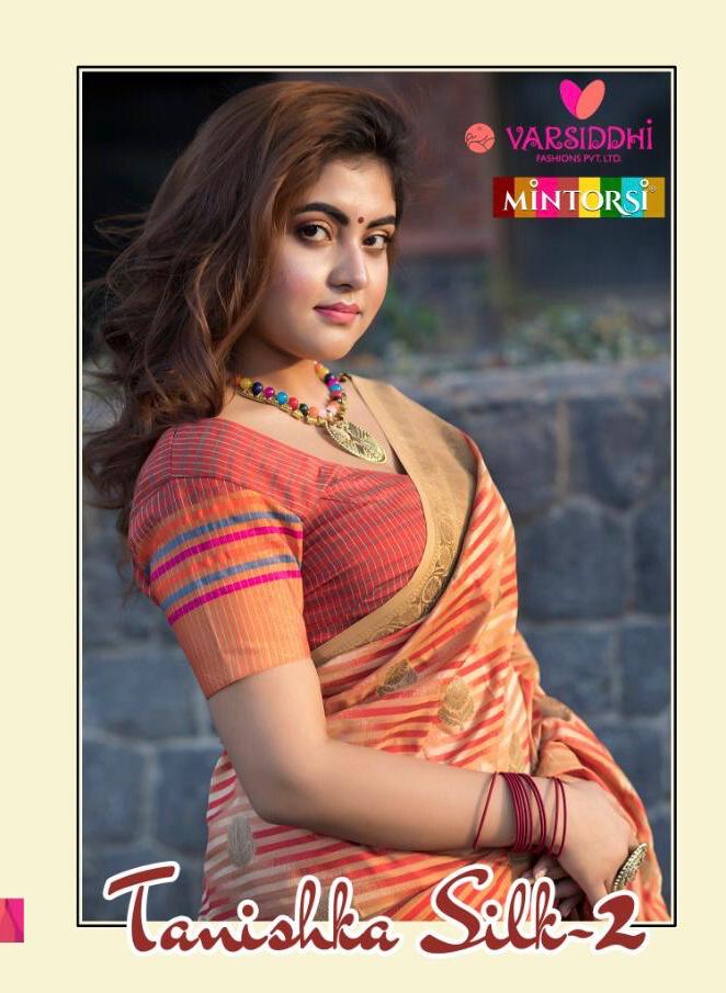 Mintorsi Launch Tanishka Silk 2 Party Wear Banarasi Silk Heavy Look Saree