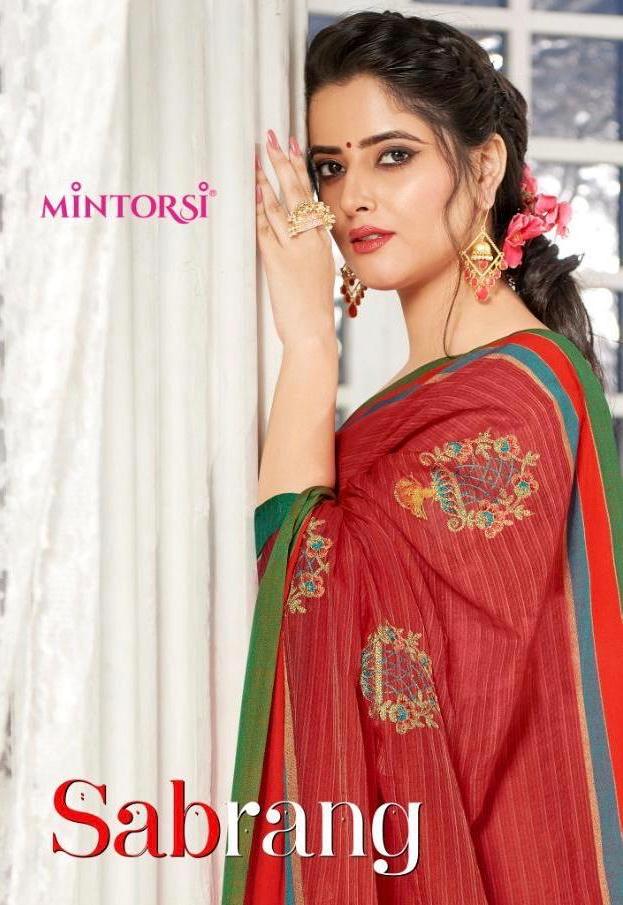 Mintorsi Sabrang Cotton Silk Traditional Wear Saree Online Shopping