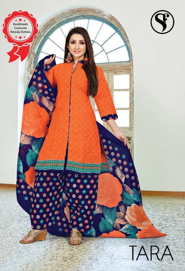 Sweety Fashion Launch Tara Cotton Readymade Patiala Style Suit