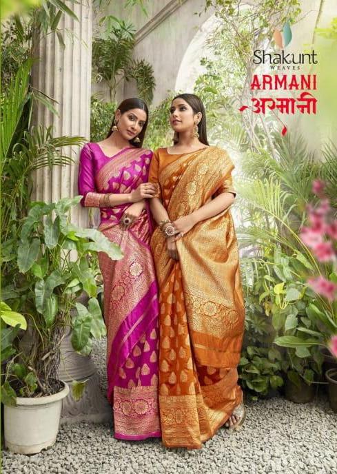 Armani By Shakunt Silk Saree Online Supplier Surat