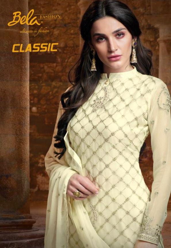 Bela Present Classic P-18-p-23 Chiffon Designer Branded Salwar Suit Looking Pretty Collection