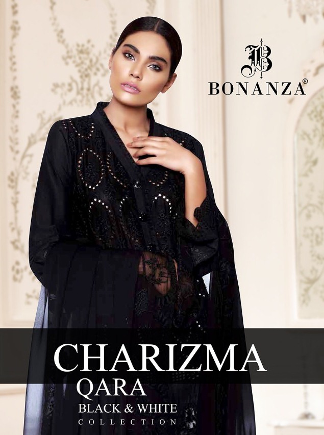 Bonanza Charizma Qara Vol 1 Camric Cotton Latest New Design Salwar Suit Supplier