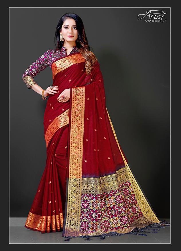Empress By Aura Saree Cotton Silk Heavy Look Designer Saree Online Shopping