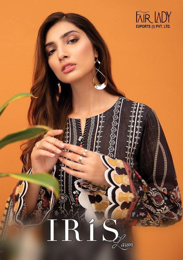 Fair Lady Iris Hit Design Vol 2 Pakistani Lawn Printed Embroidery Dress Materials