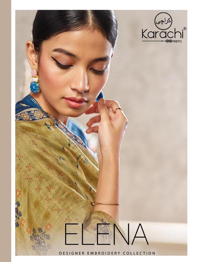 Karachi Prints Elena Elegant Women Salwar Suits Wholesaler In Surat