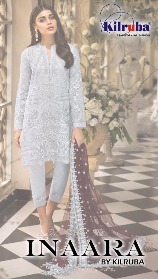 Kilruba Present Inaara 901 Colours Net With Embroidery Heavy Look Salwar Suit