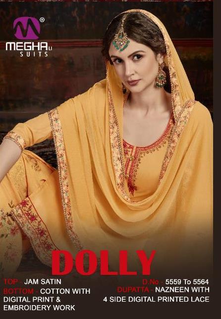 Meghali Suits Launch Dolly 5559-5564 Series Cotton With Digital Print Punjabi Ladies Suits