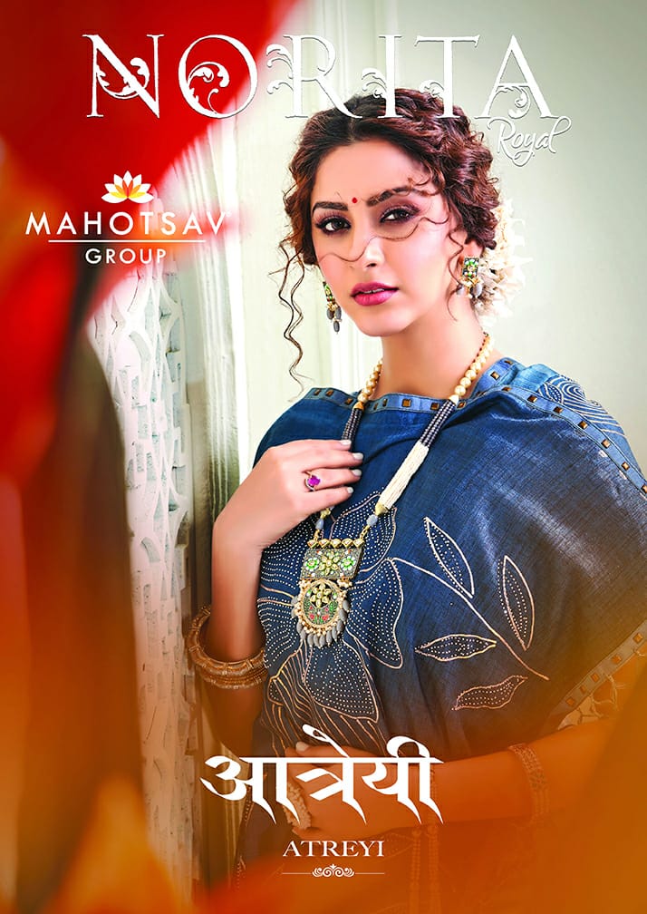 Norita By Mahotsav Launch Atreyi Issue 36 11502-11515 Series Fancy Stylish Saree Catalogs