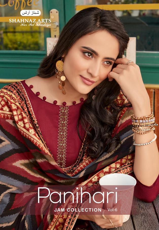 Panihari Vol 6 By Shahnaz Arts Jam Cotton Print Latest Design Salwar Suit