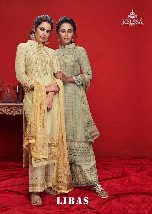 Relssa Libas Modal Silk Party Wear Glamorous Look Salwar Suit In Surat Textile Market