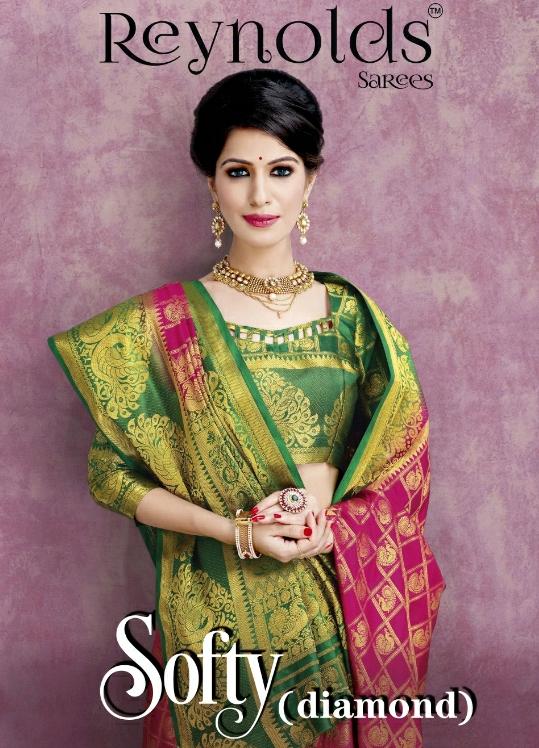 Reynolds Sarees Presents Softy Diamond Silk Saris Authorized Supplier In Surat