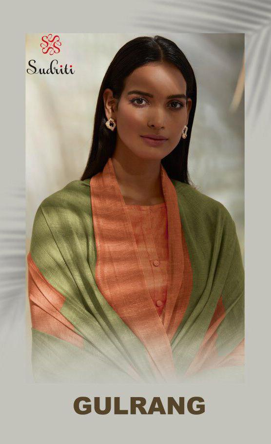 Sahiba Sudriti Present Gulrang Cotton Satin Digital Print With Embroidery Suit Exporter