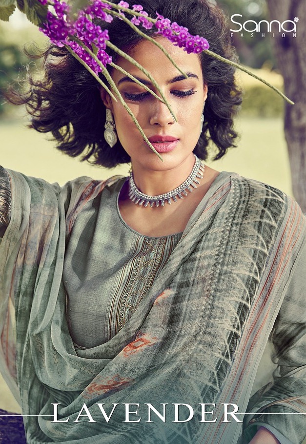 Sanna Launching Lavender Cotton Jam Silk Salwar Suit Online Shopping In Surat Krishna Creation