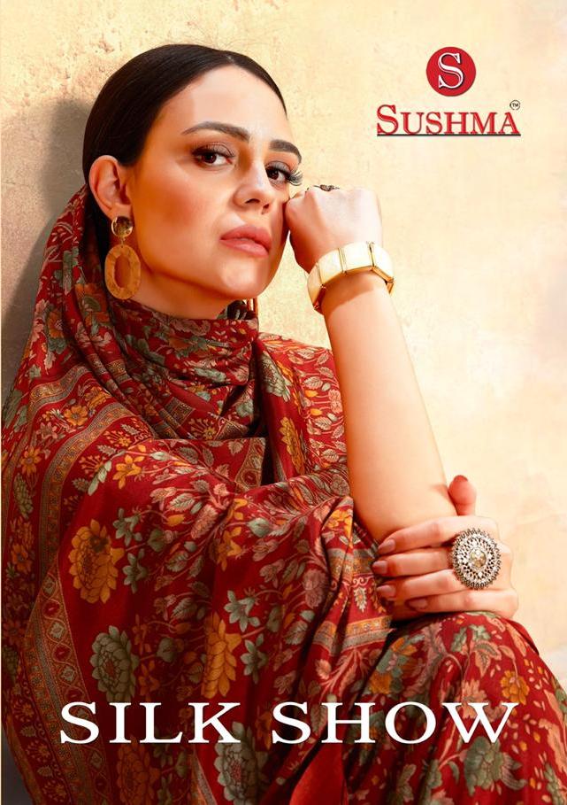 Silk Show By Sushma 8201 Series Crape Printed Casual Wear Saree