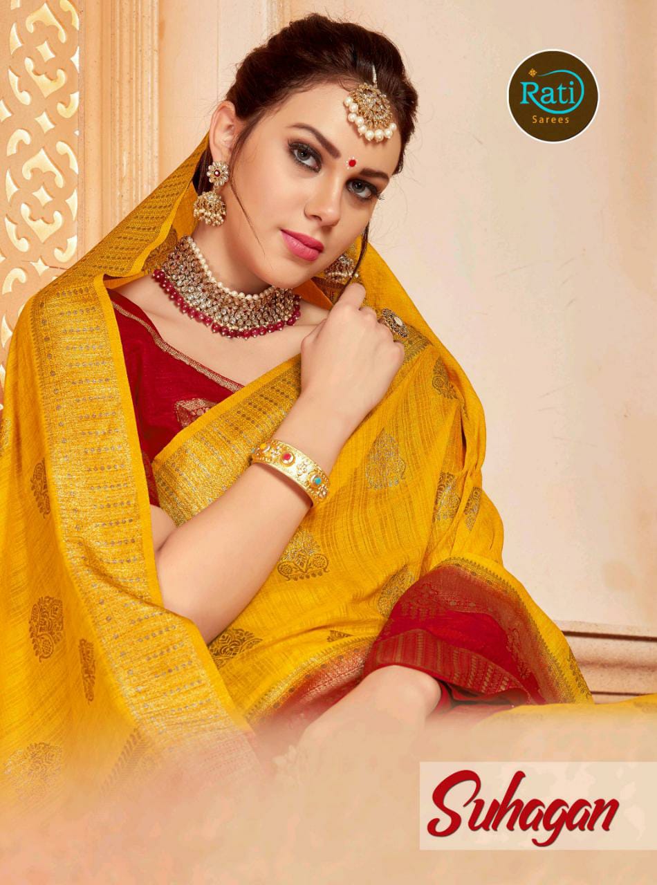 Suhagan By Rati Saree Traditional And Wedding Wear Designer Heavy Look Silk Saree