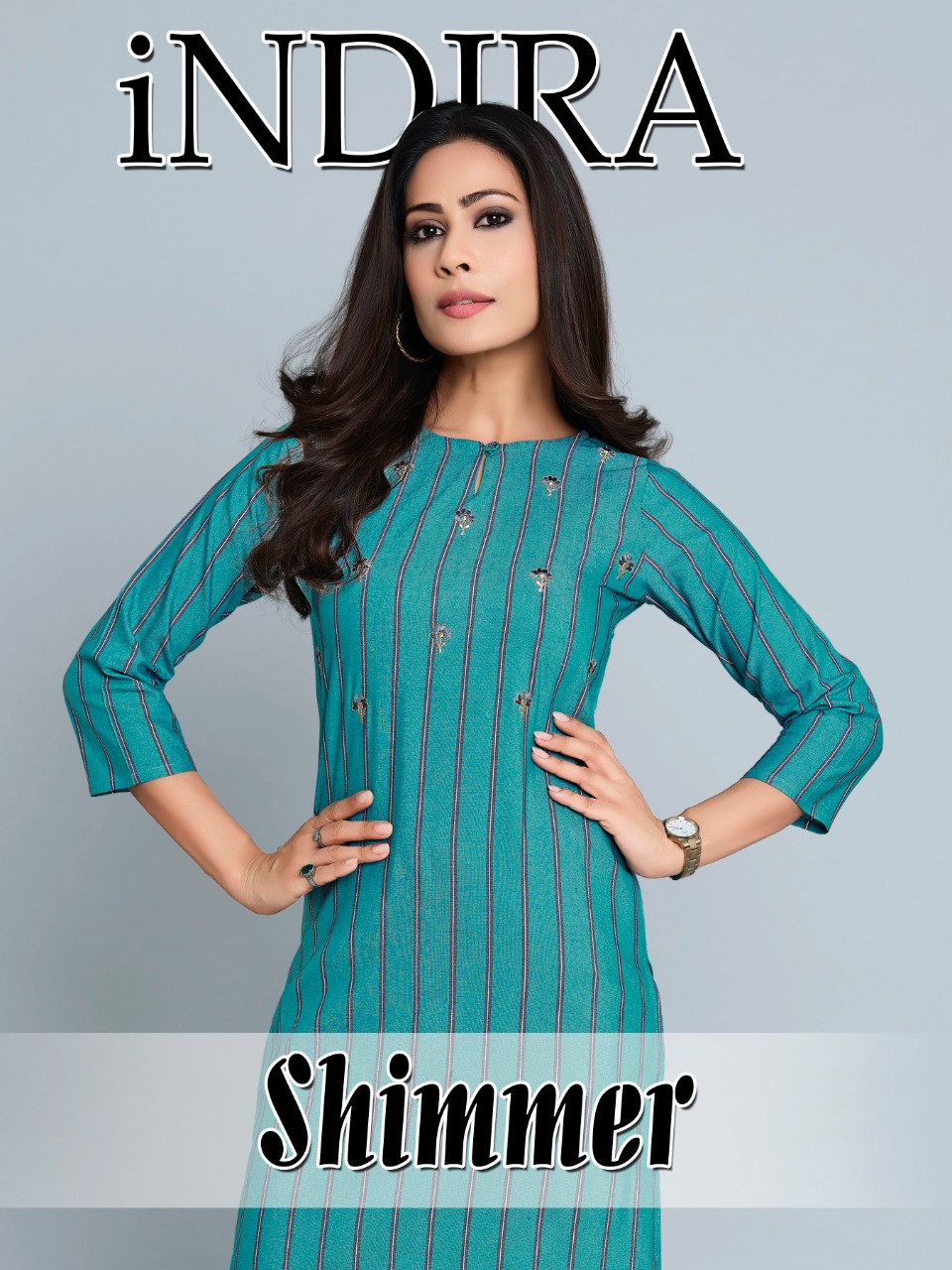 Indira Apparels Present Shimmer Cotton Casual Wear Kurti Online Supplier