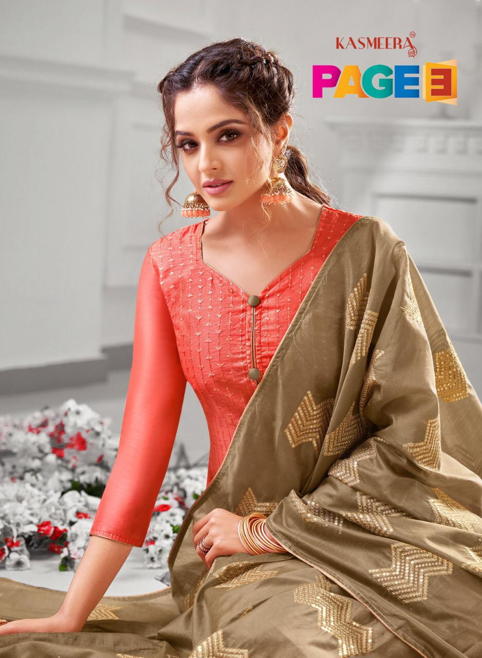 Kayce Present Page Vol 3 By Kasmeera Silk Salwar Suit Looking Pretty Collections