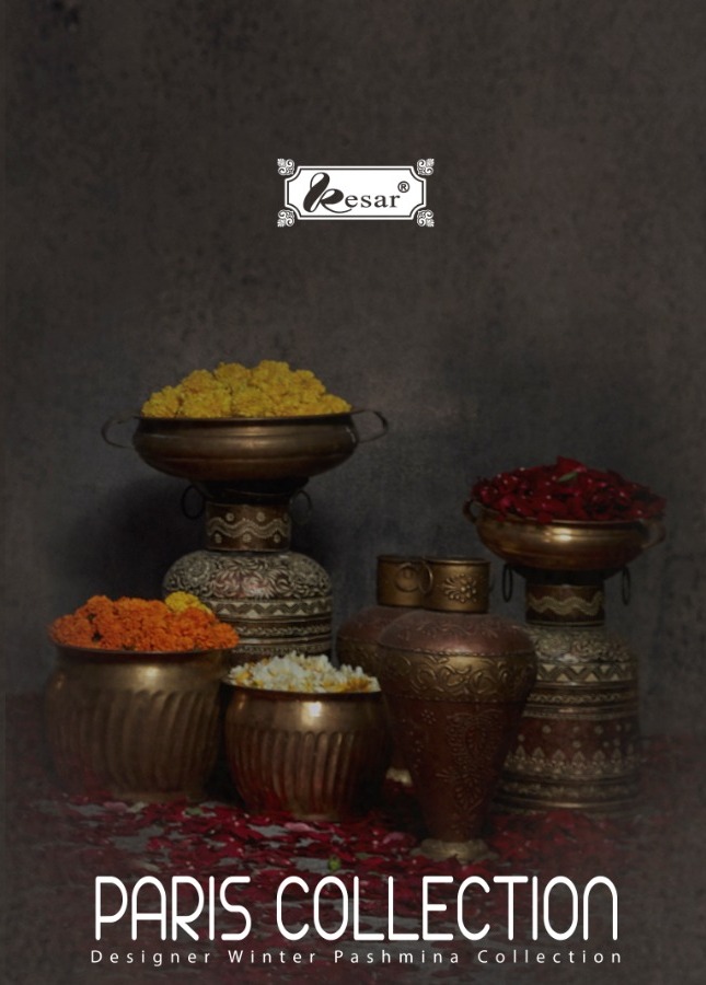 Kesar Paris Collection Pashmina Printed Winter Dress Materials