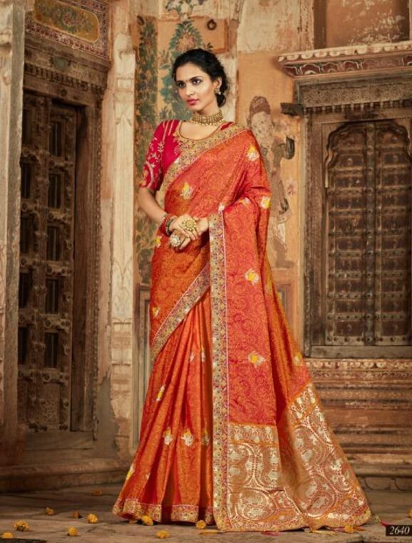 Kessi Parneeta 2631-2640 Series Buy Banarasi Silk Sarees Online