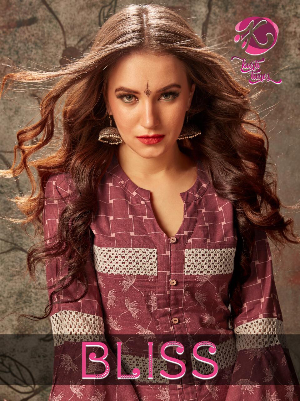 Kurti Times Launch Bliss Cotton Print Branded Exclusive Kurti Seller