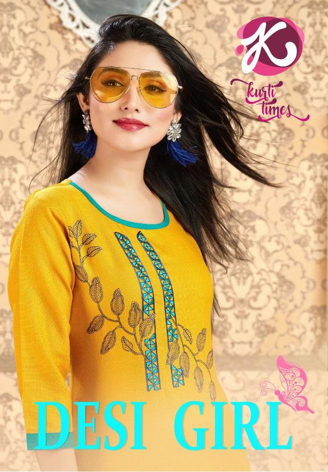 Kurti Times Presents Desi Girl Daily Wear Cotton Casual Kurti At Lowest Rate