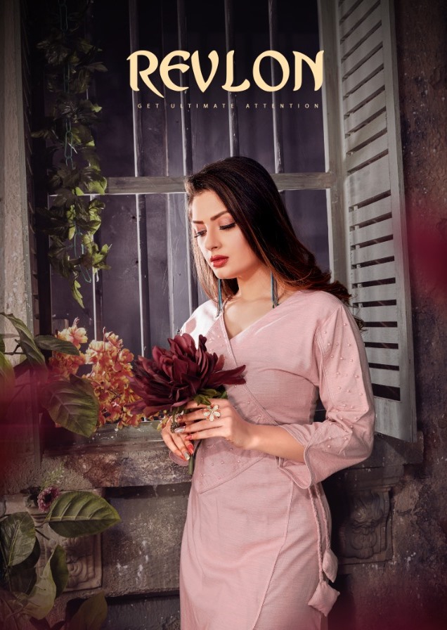 Libaas Revlon Fancy With Beeds Work New Style Exclusive Kurti With Pant Seller