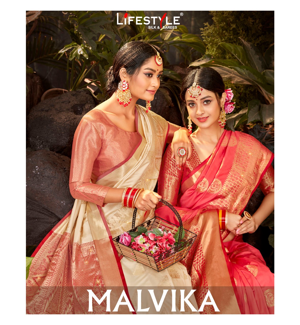 Lifestyle Launching Malvika Fancy Banarasi Silk Heavy Rich Look Saree Online Shopping