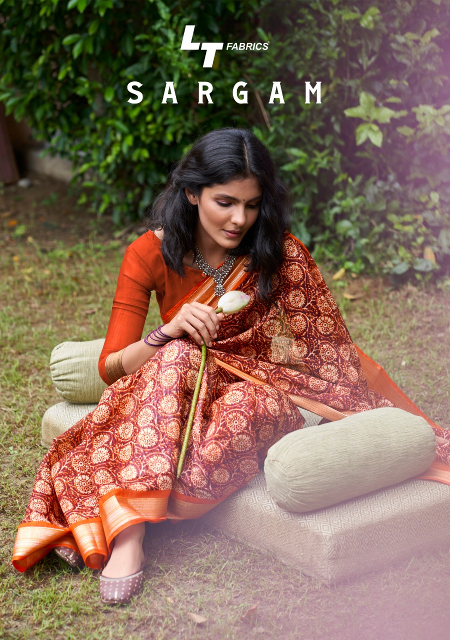 Lt Fashion Sargam Cotton Silk With Weaving Border Saree Collection