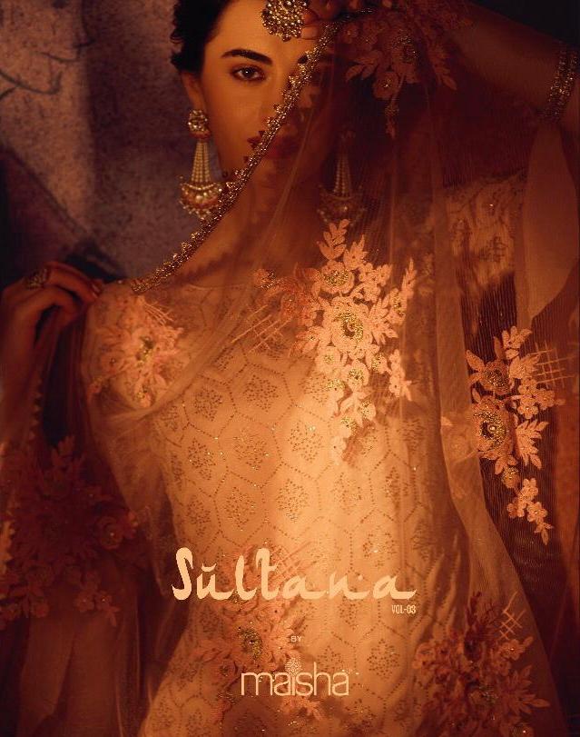 Maisha Sultana Vol 3 8901-8907 Series Party Wear Ethnic Wear Ladies Suits Wholesaler