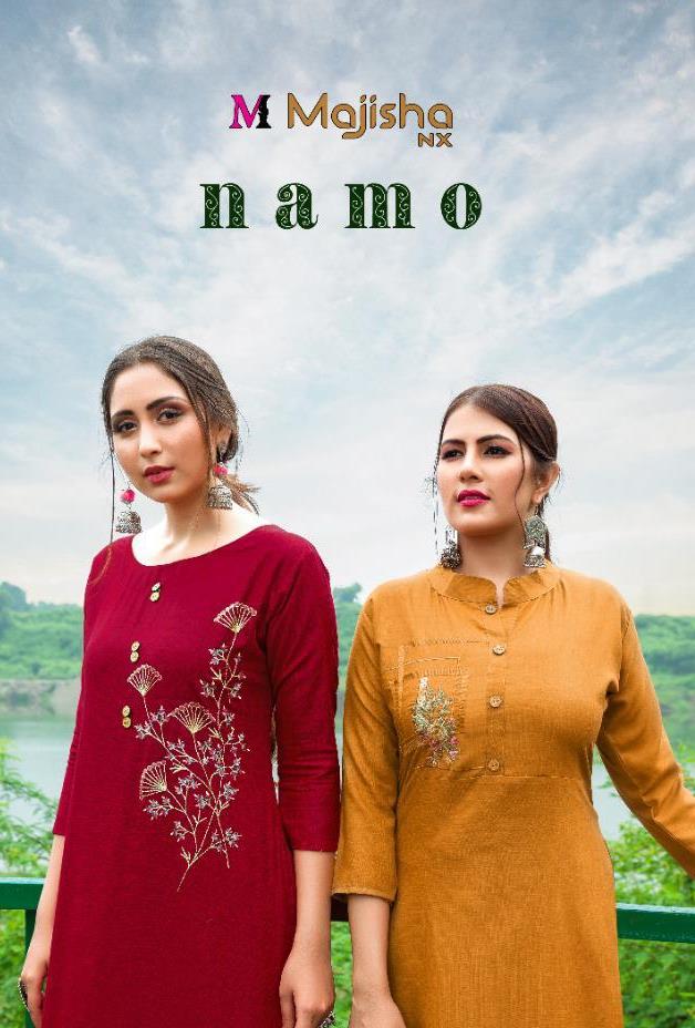 Majisha Nx Presenting Namo Vol 1 Swiss Slub Top With Bottom Exporter
