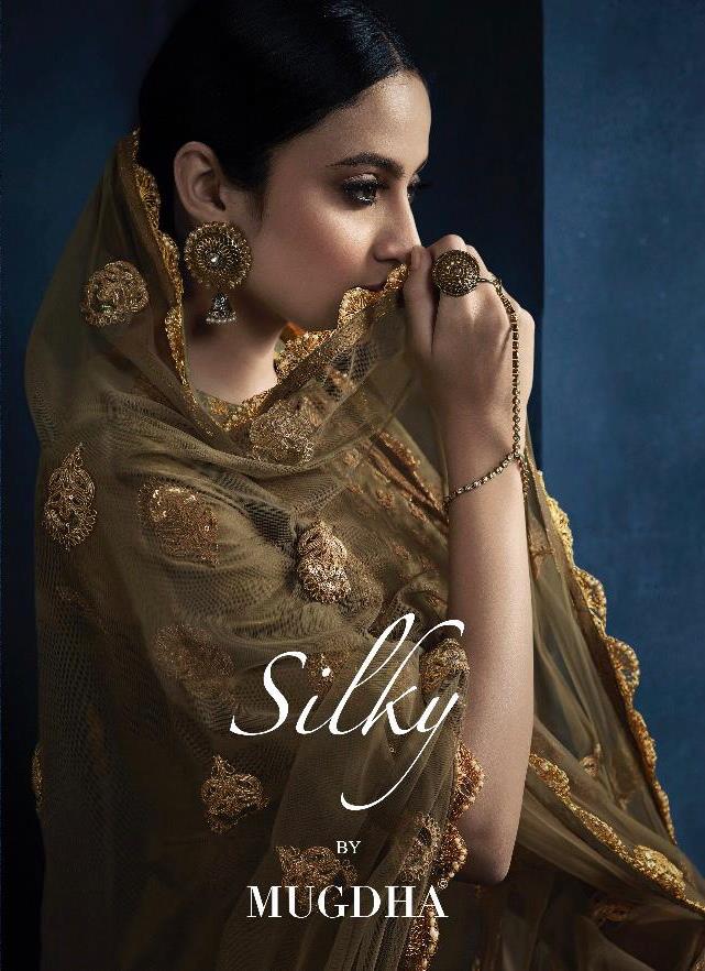 Mugdha Launching Silky 11054-11058 Series Silky Satin Georgette Heavy Salwar Suit