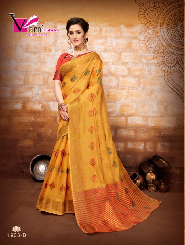 Nayantara Silk Nx By Varni Fabrics Mina Art Silk Saree Collection