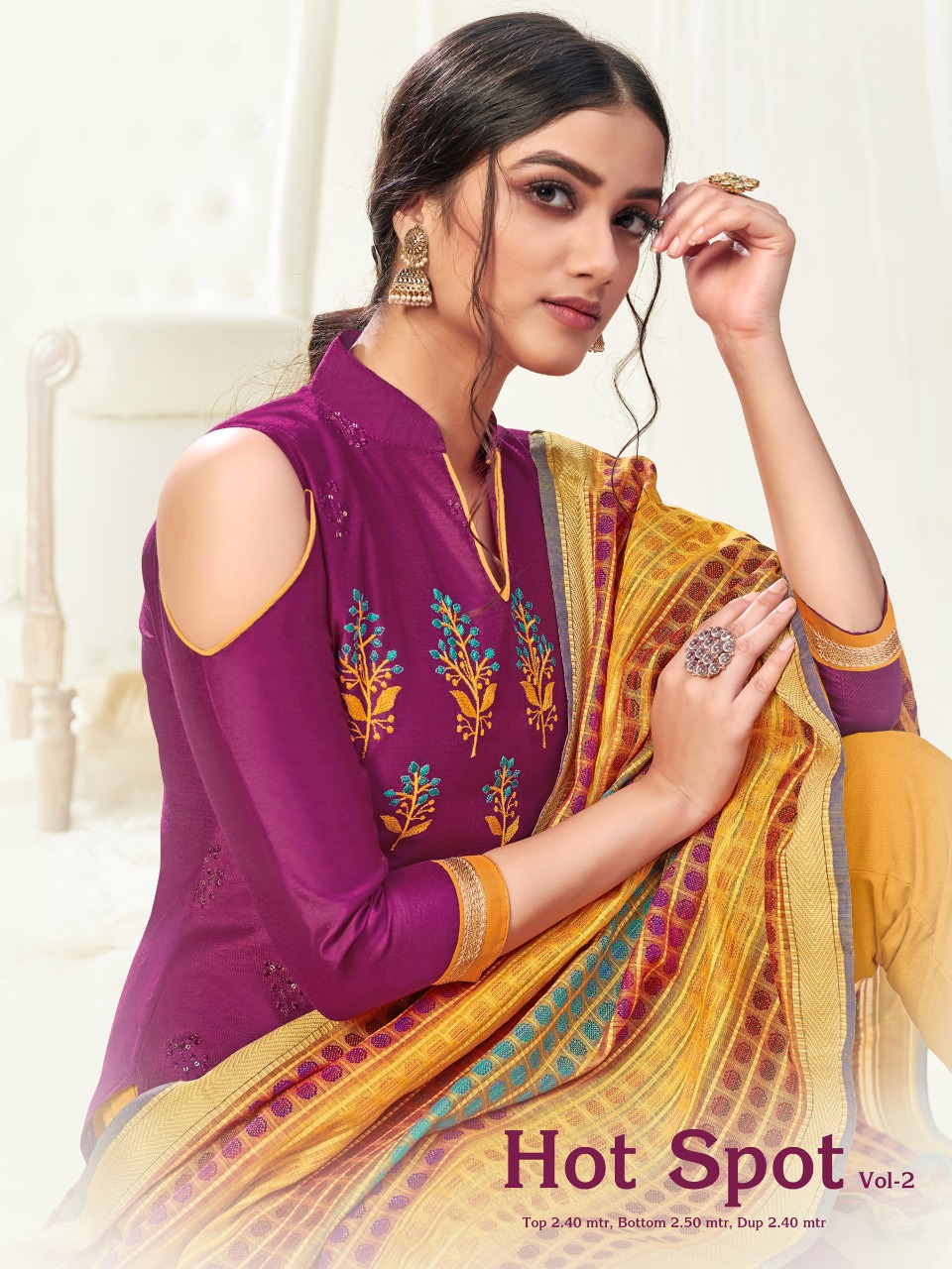 Raghav Creation Hot Spot Vol 2 Silk Embroidery Dress Materials Collection