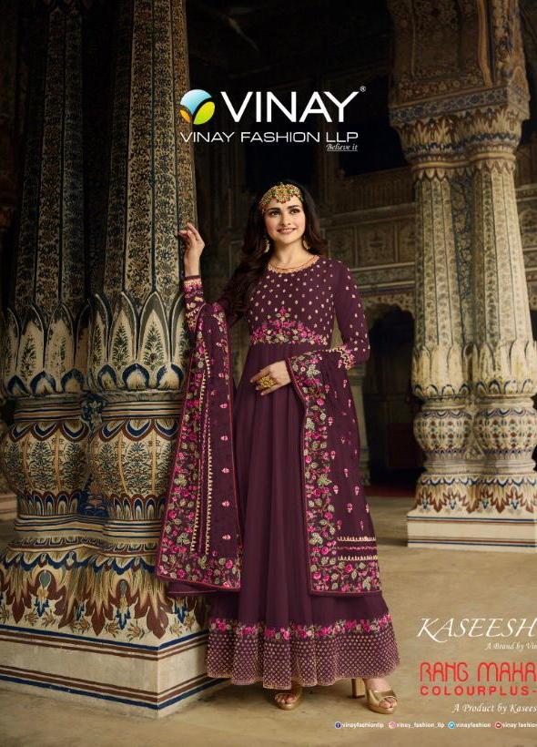 Rang Mahal Colour Plus Vol 4 By Vinay Wedding Style Fancy Salwar Kameez