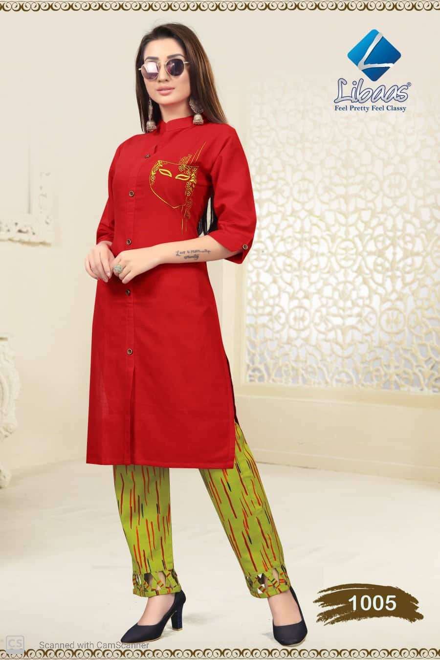 Rolex By Libaas Cotton Flex Latest Design Print Kurti With Pant Collections
