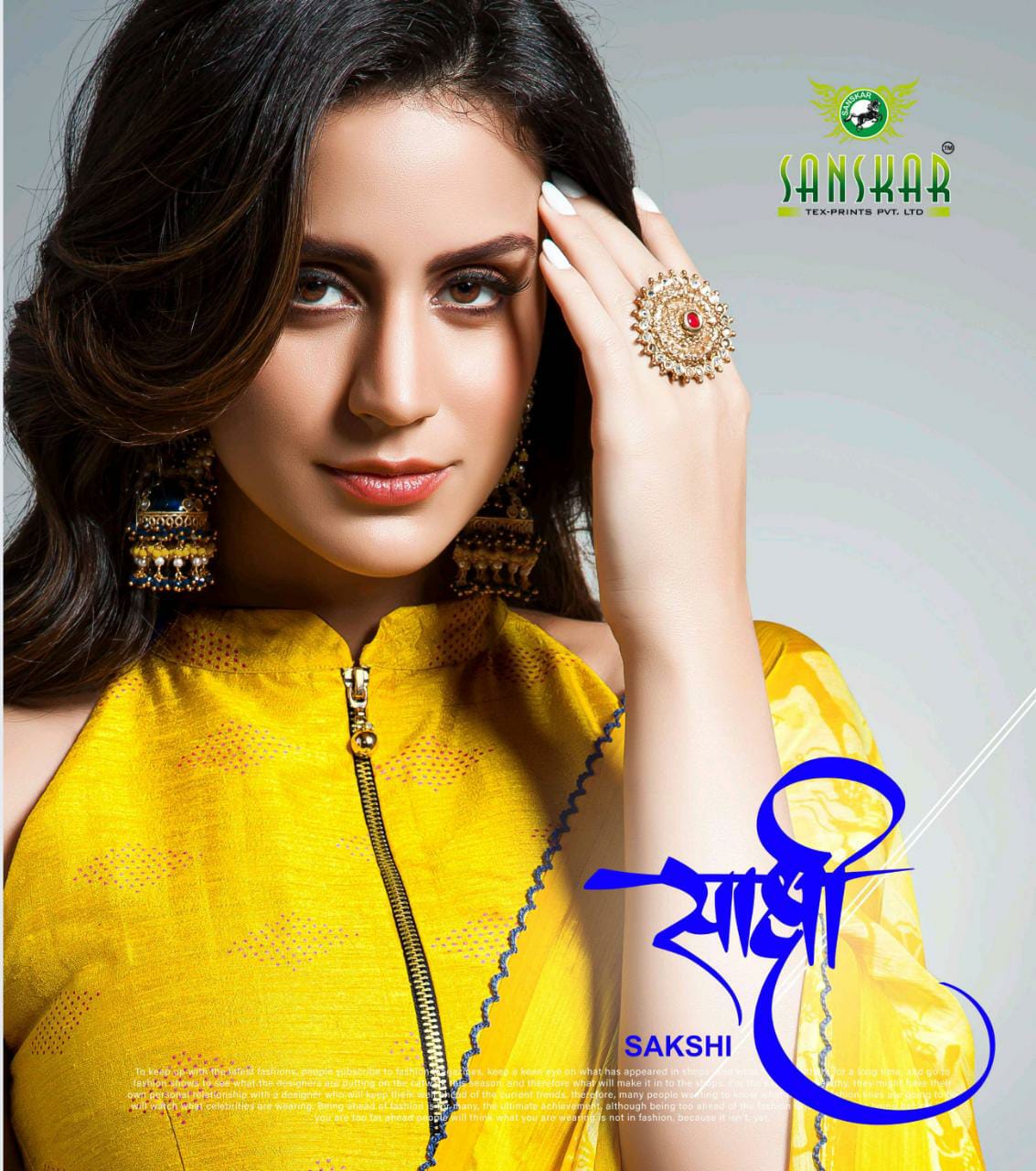 Sanskar Tex Prints Sakshi Satin Chiffon With Stylish Border Simple Classy Look Saree