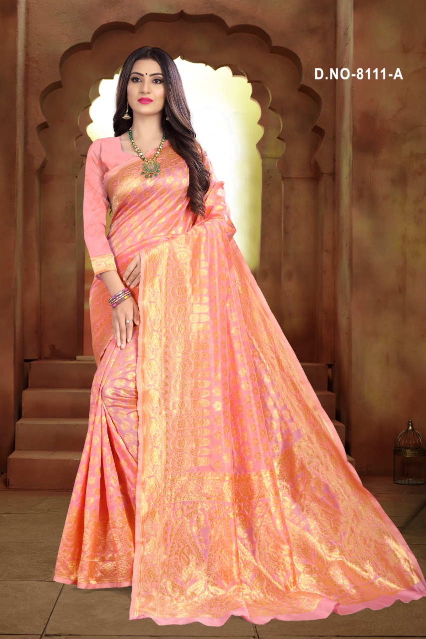 Sitka Launch Taal 8111 Jacquard Silk Exclusive Saree Catalogs Collections In India