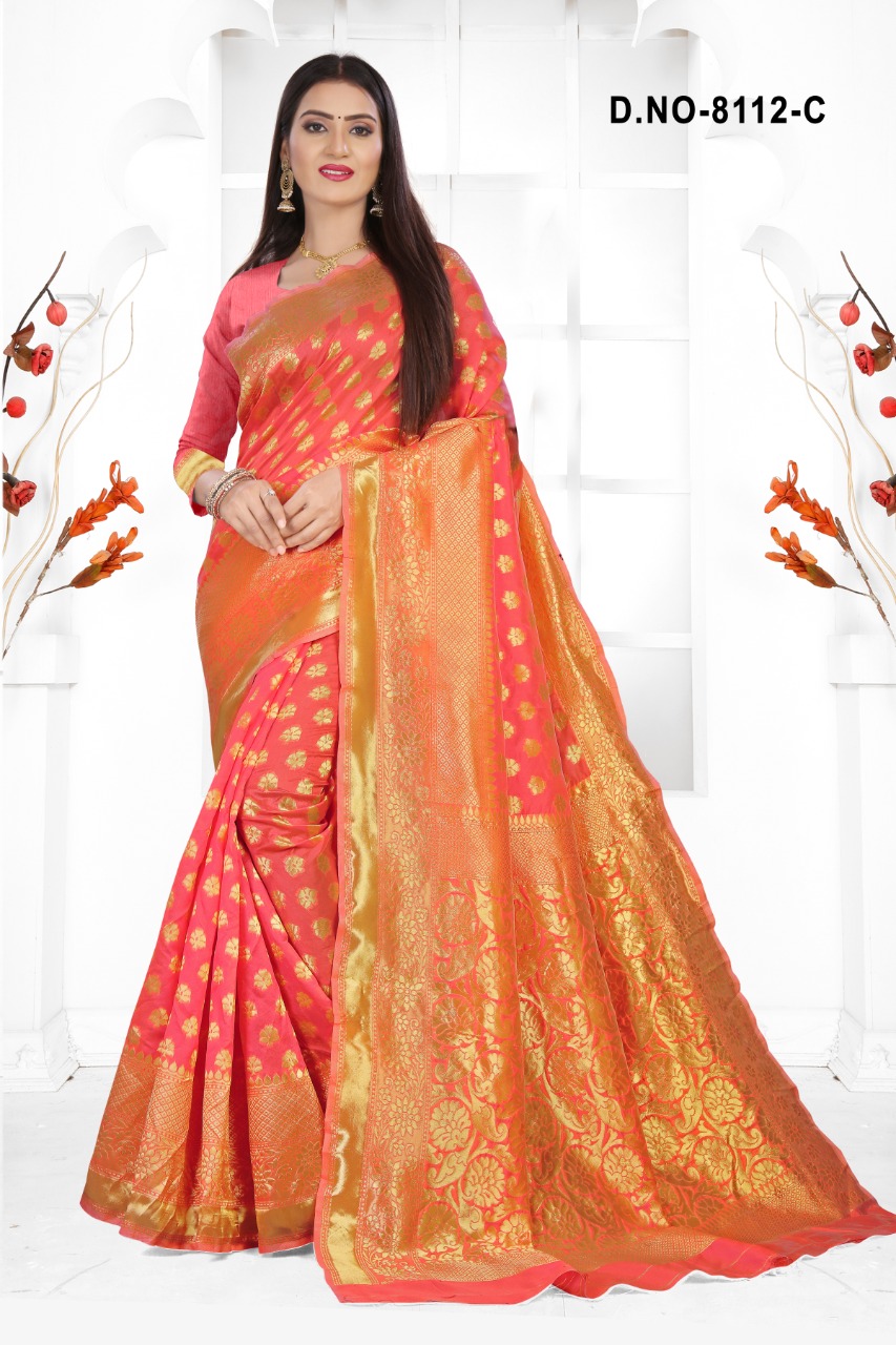 Taal 8112 By Sitka Jacquard Silk Simple Sobar Wear Saree At Lowest Price In Surat