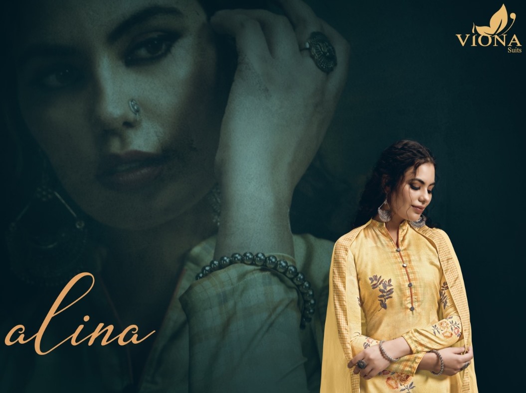Viona Presenting Alina Pashmina Digital Print Salwar Suits Collections Of Evergreen Wear