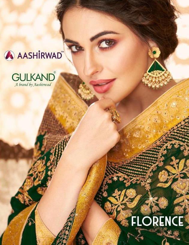 Aashirwad Presenting Florence Pure Dolla Jacquard Designer Party Wear Salwar Suit Seller
