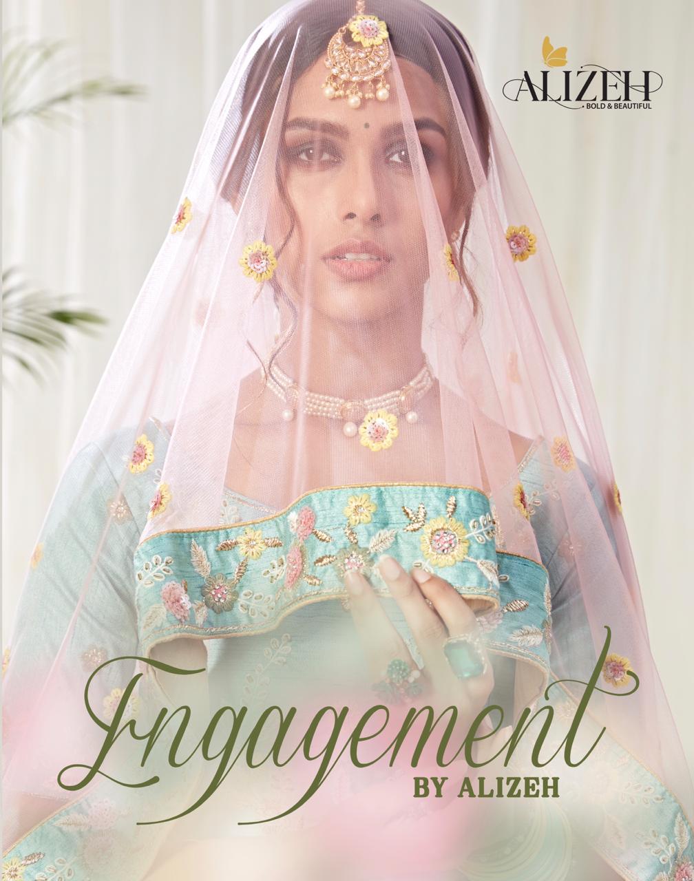 Alizeh Engagement 1009-1011 Series Bridal Wedding Fancy Lehanga