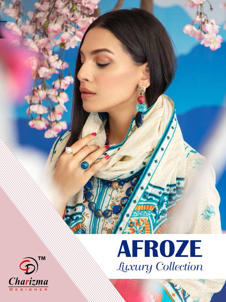 Charizma Designer Afroze Jam Cotton Digital Print Super Hot Design Salwar Suits