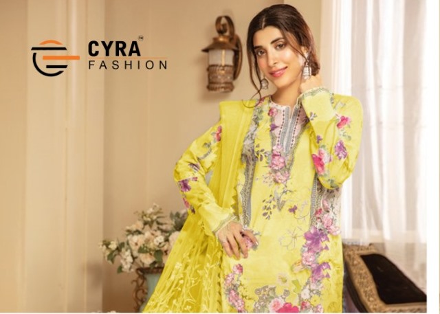 Cyra Fashion Alizah Jam Cotton With Patch Embroidery Work Most Hit Design Suits