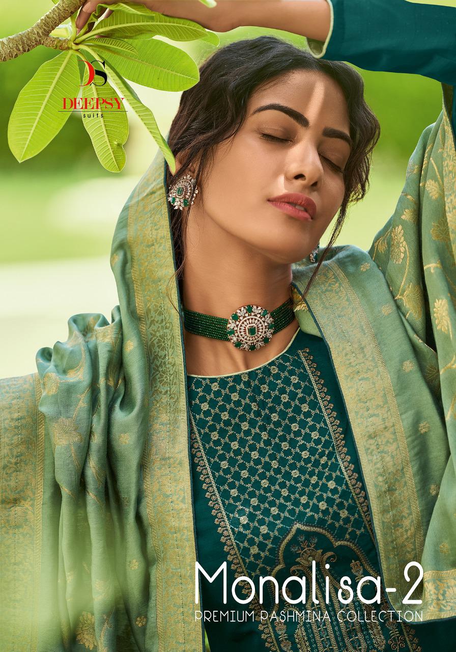 Deepsy Monalisa Vol 2 Pashmina Embroidery Winter Wear Salwar Kameez