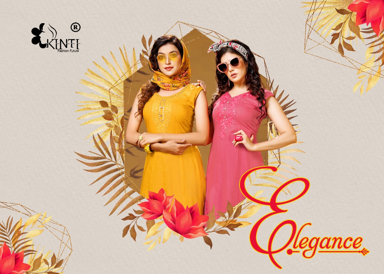 Elegance By Kinti Rayon Slub Anarkali Style Kurti At Lowest Price In India