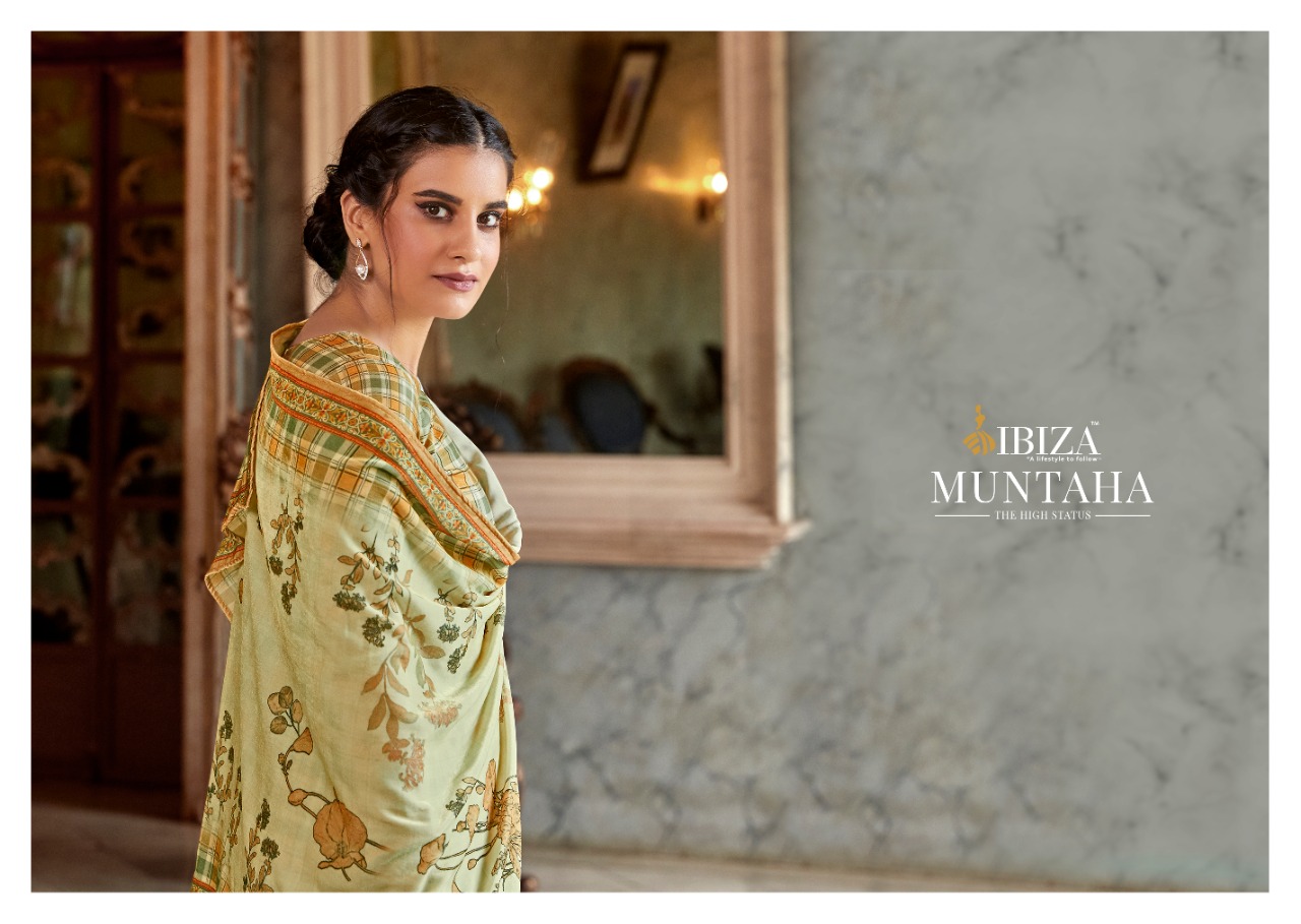 Ibiza Presents Mumtaha Pure Pashmina Wool With Digital Print Exclusive Salwar Kameez In Surat