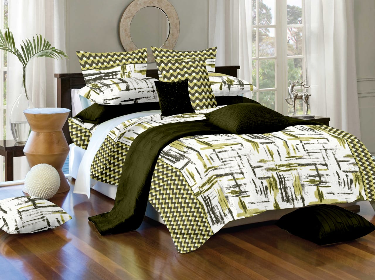 K4u Presenting Paris Soft Cotton Exclusive Bedsheet With Matching Pillow Cover