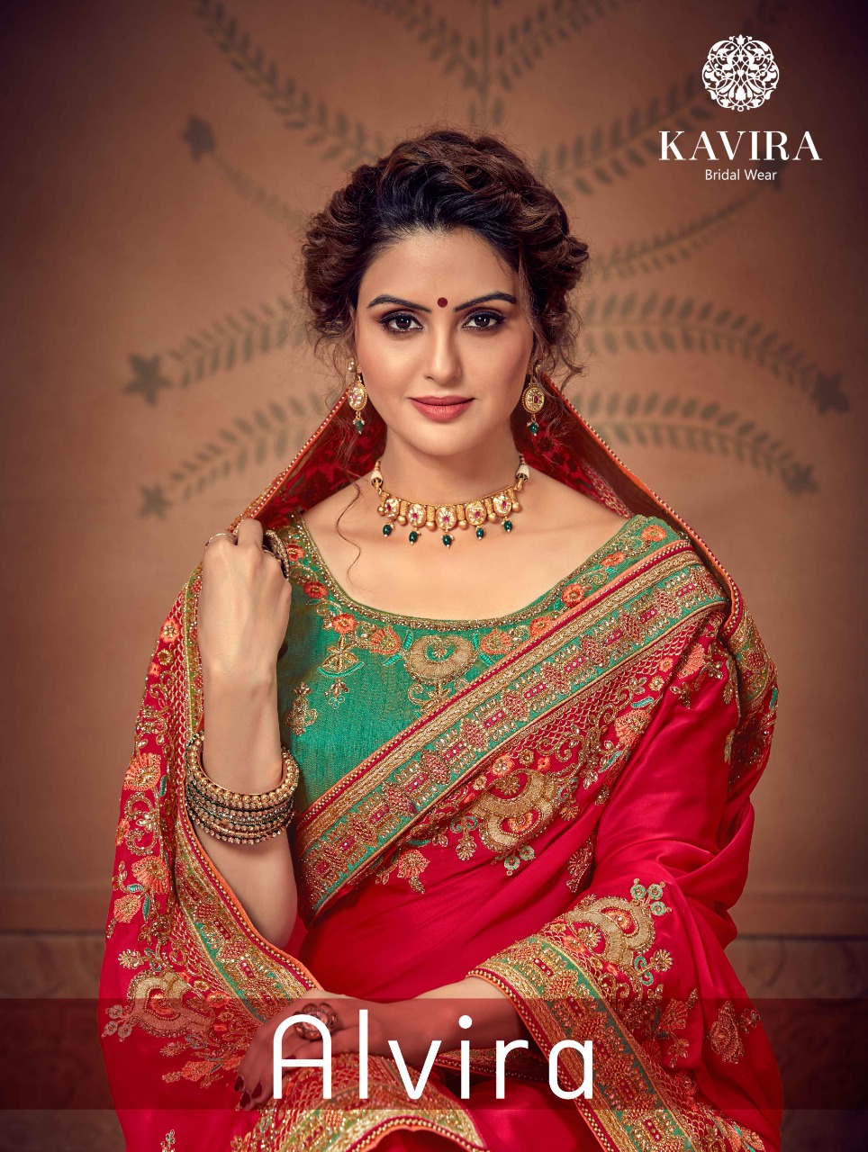 Kavira Alvira 1301-1308 Series Fancy Indian Bridal Wear Festive Collections Of Saree Wholesaler