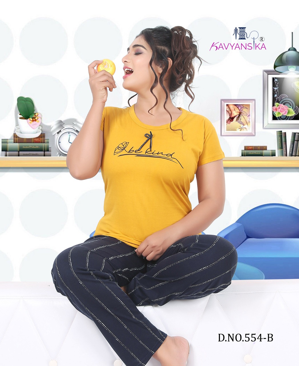 Kavyansika Vol 554 Hosiery Cotton Night Suit At Affordable Price